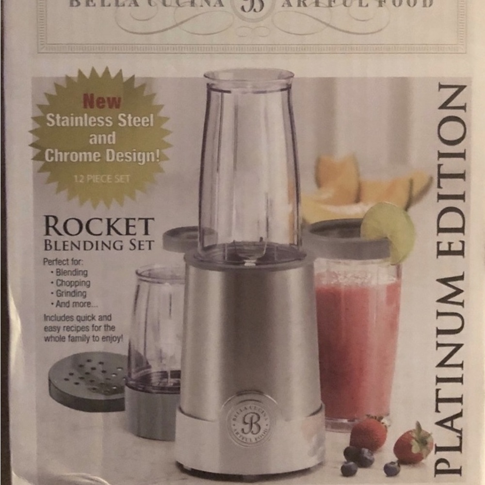 BELLA Rocket Blender 12-piece set